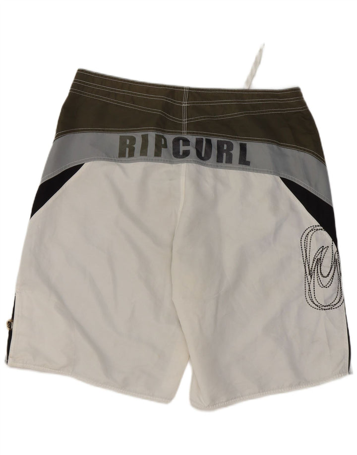 Rip Curl Badeshorts til mænd XL Khaki Colourblock Polyester