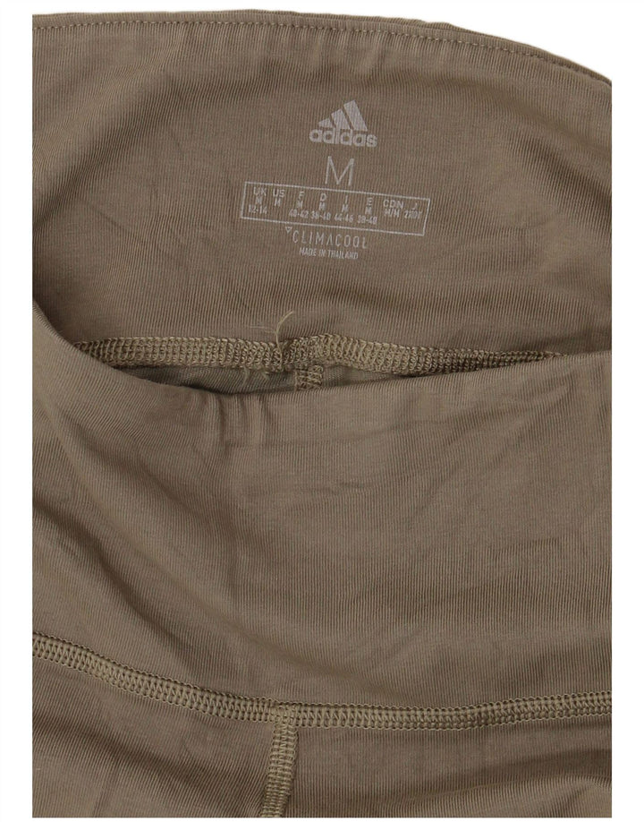 Adidas Dame Climacool Leggings UK 12/14 Medium Khaki