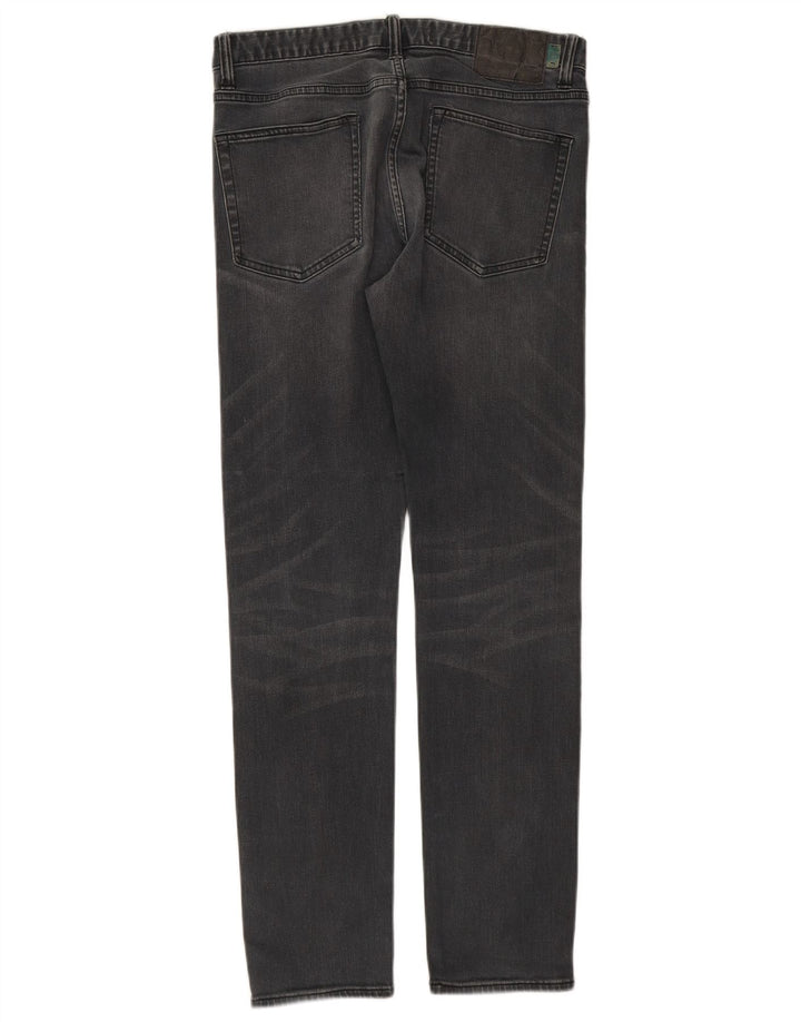 SUPERDRY Slim Jeans til mænd W32 L32 Grå bomuld