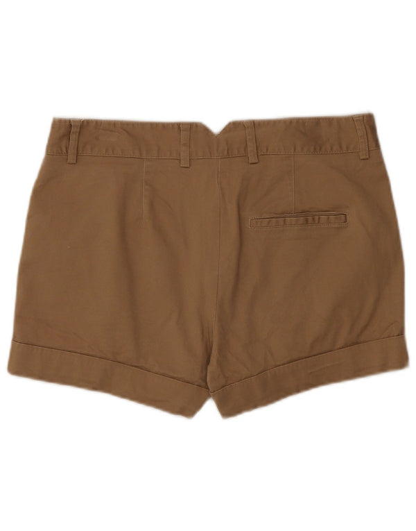 Zara Chino Shorts til kvinder Small W26 Beige Bomuld