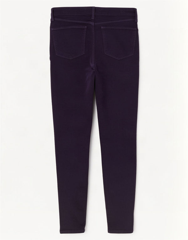 J Brand Dame Skinny Velvet Casual Bukser W29 L30 Lilla Bomuld