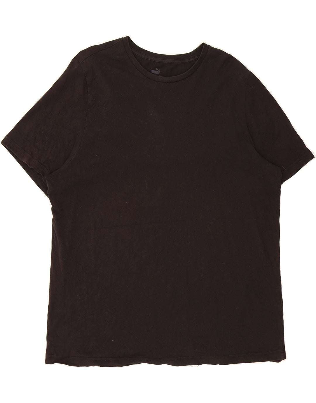 PUMA Mens T-Shirt Top 2XL Black Cotton Vintage Puma and Second-Hand Puma from Messina Hembry 