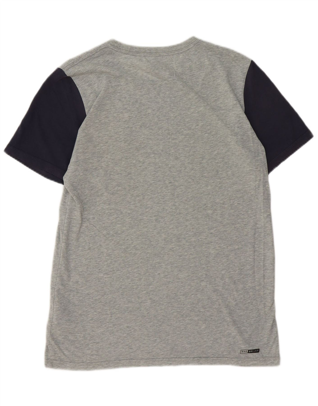 HURLEY Mens T-Shirt Top Medium Grey Colourblock Cotton