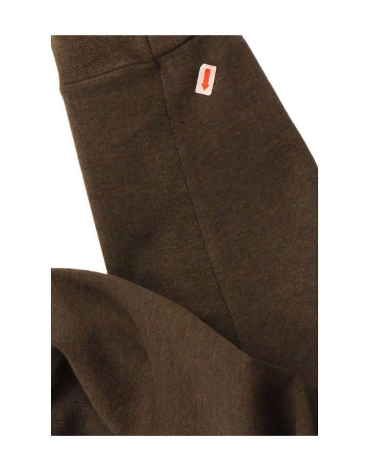 Nike hættetrøje med lynlås til mænd XL Khaki Bomuld