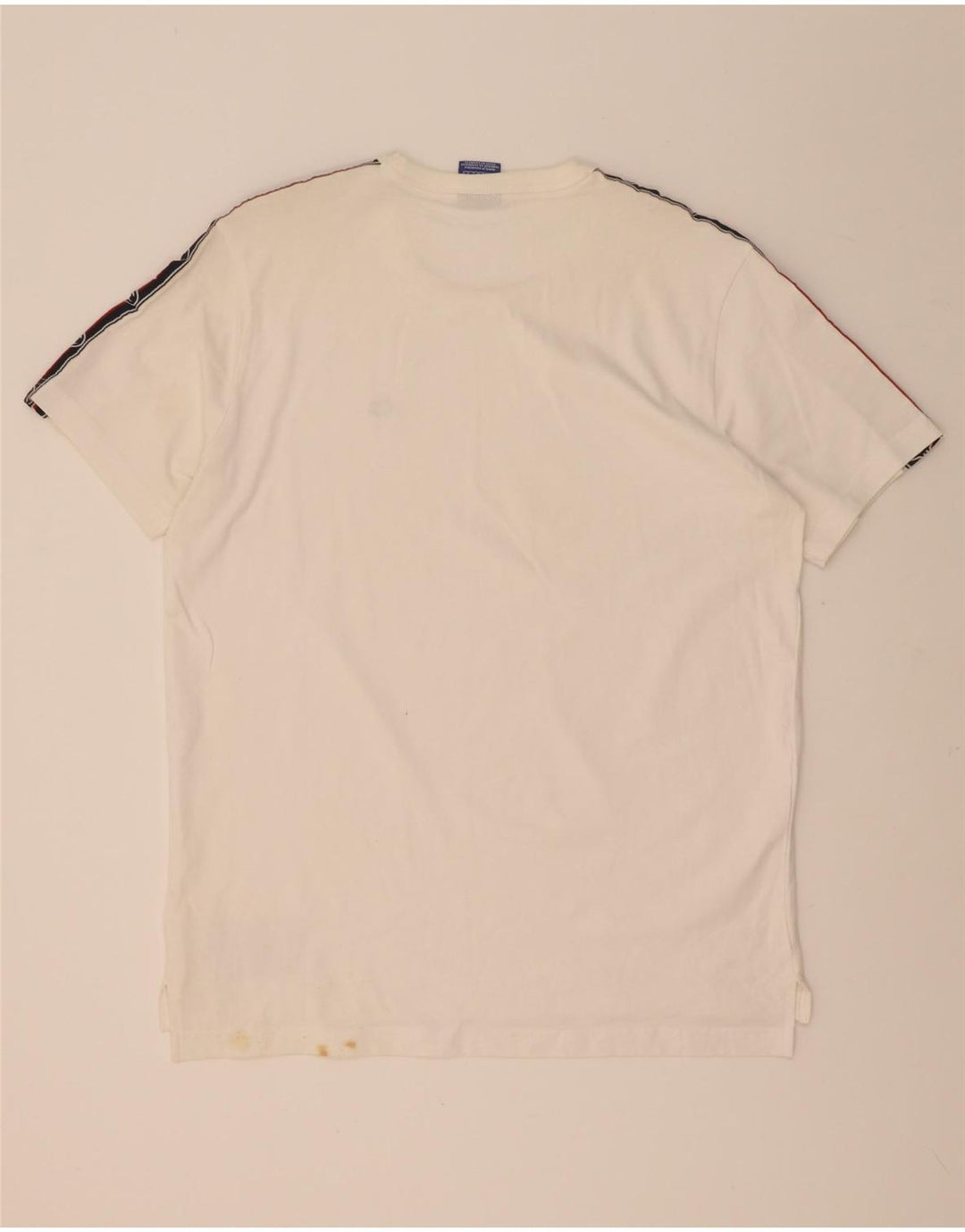 Champion Herre grafisk T-shirt Top Medium White Colourblock
