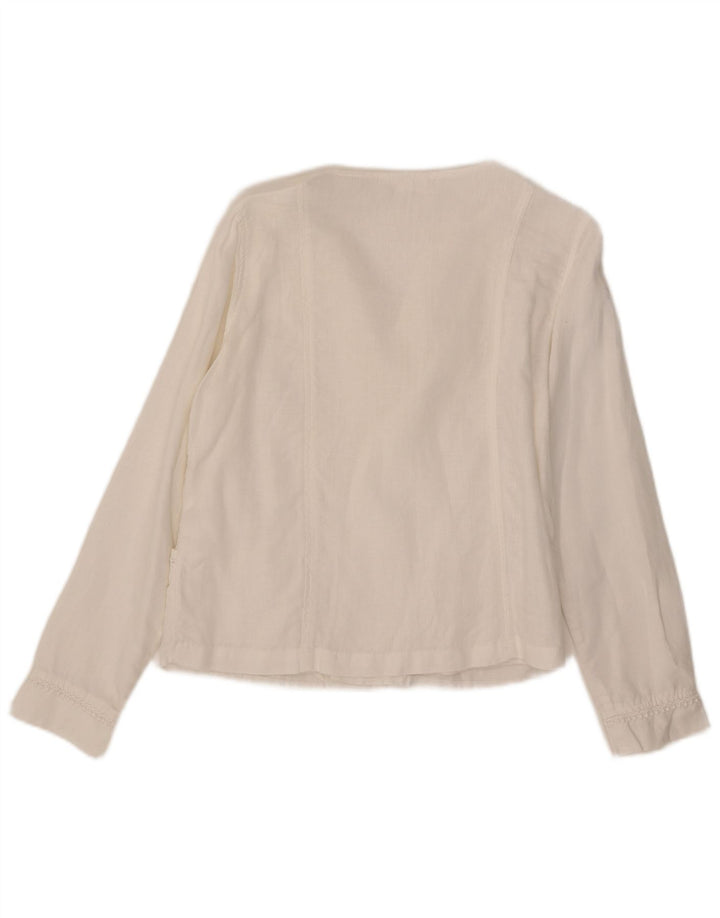 Thought Womens Cardigan Top UK 10 Small White
