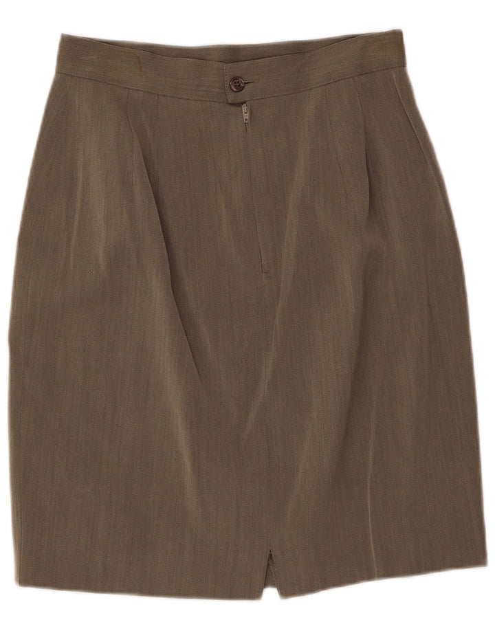 HENRY COTTONS Dame Pencil Skirt IT 44 Medium W28 Grå Uld