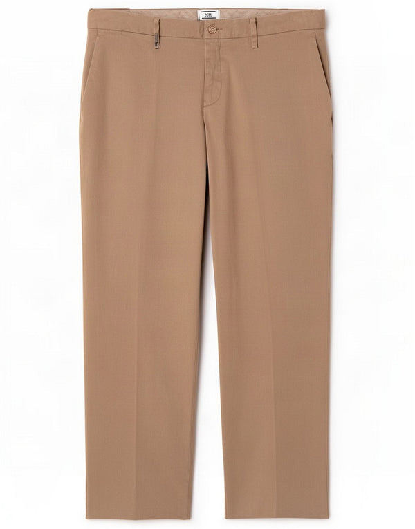 Trussardi Herre Regular Chino Trousers IT 52 XL W36 L28 Beige Cotton
