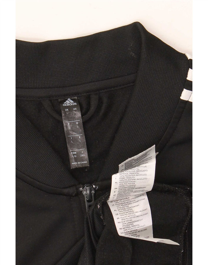 Adidas Træningsdragt til mænd, topjakke, stor sort polyester