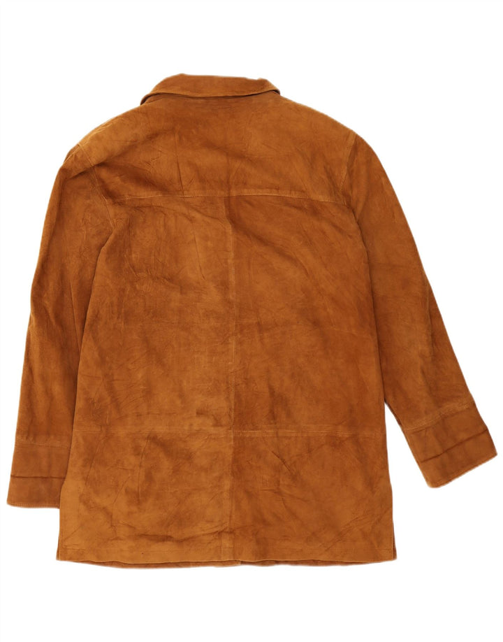 Dibi Dame Ruskindsjakke IT 46 Stor Brun Læder