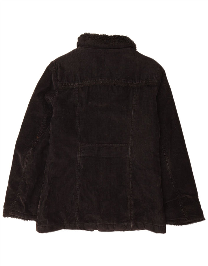 Lee Herre Corduroy-jakke UK 38 Medium Sort Bomuld
