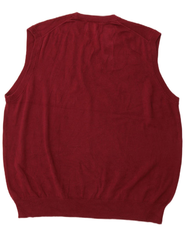 CHAPS Herrevest Tank Top 3XL rødbrun bomuld