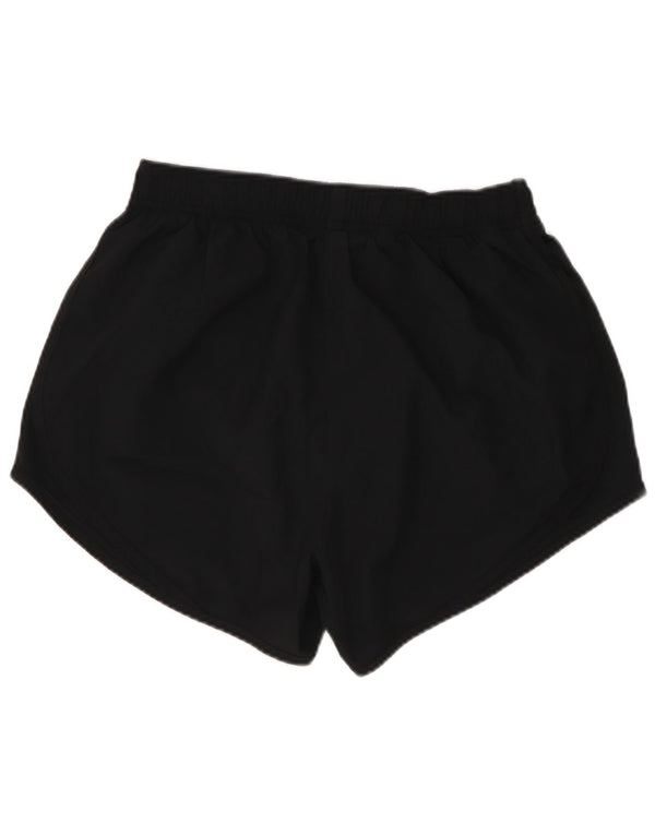 NIKE Dri Fit sportsshorts til kvinder UK 10 Lille sort polyester