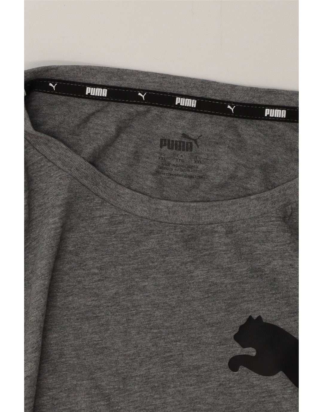 PUMA Herre grafisk T-shirt Top 2XL Grå