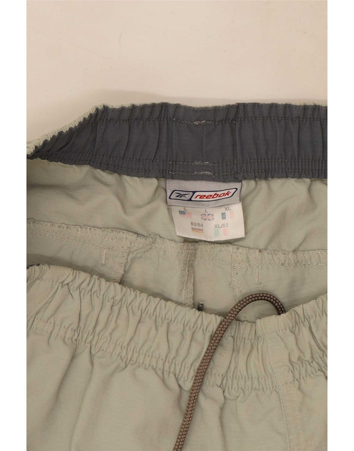 Reebok Sportshorts til mænd, store, grå