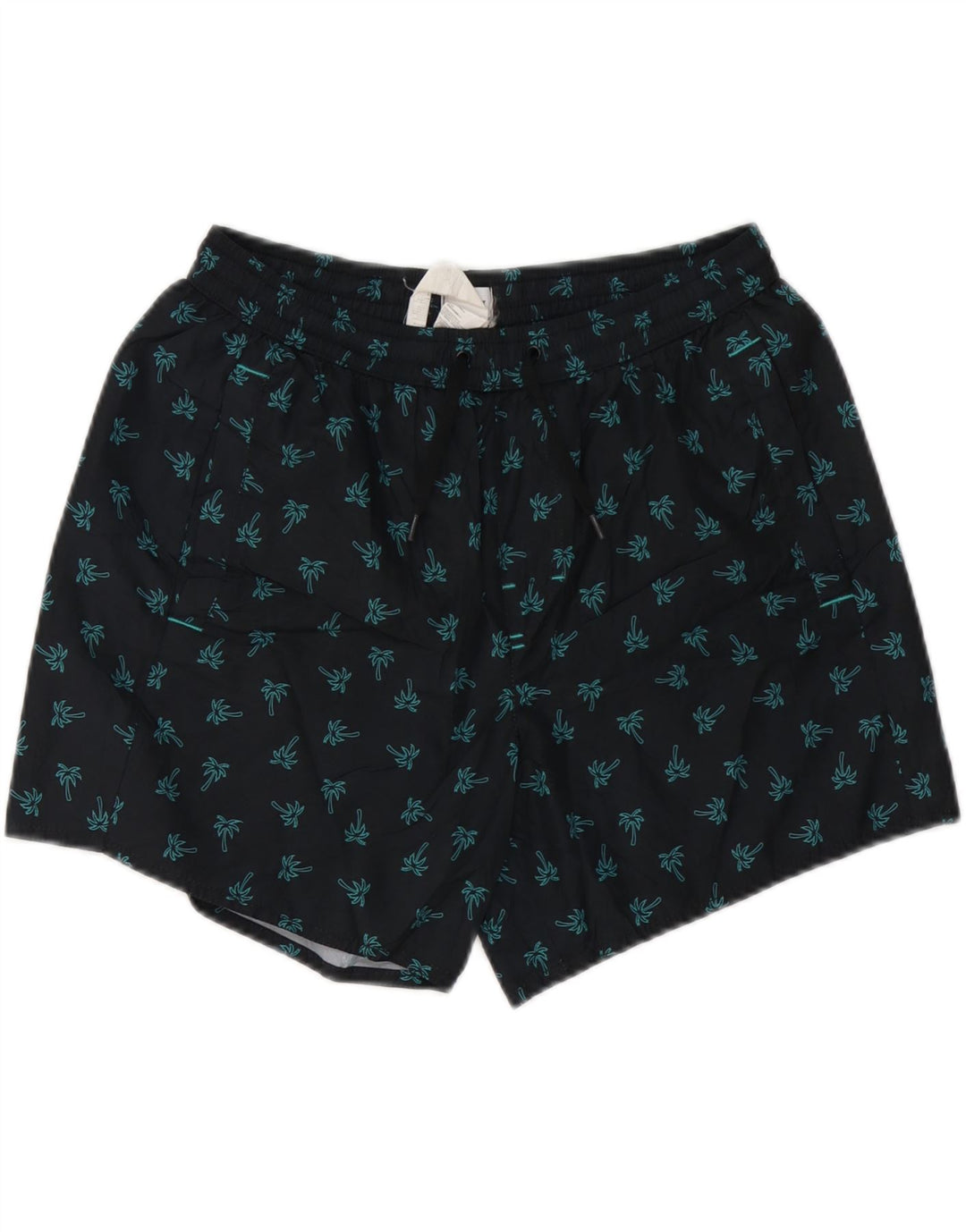 COAST Herre grafiske svømmeshorts Medium Sort Polyester