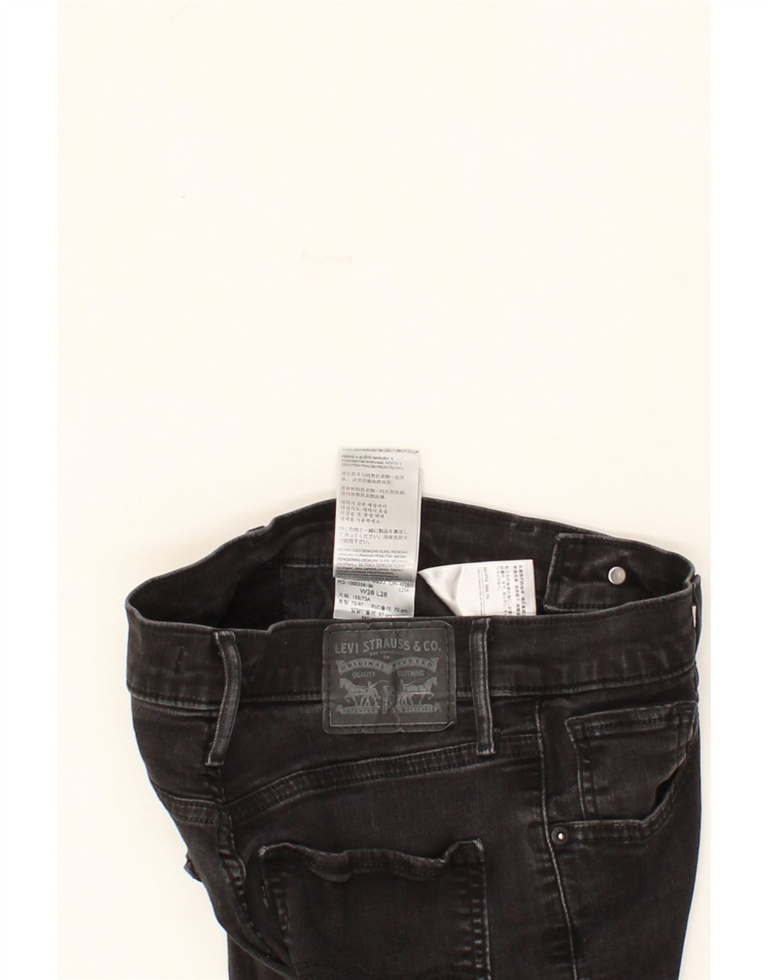 LEVI'S Womens Skinny Jeans W28 L28 Grey Cotton Vintage Levi's and Second-Hand Levi's from Messina Hembry 