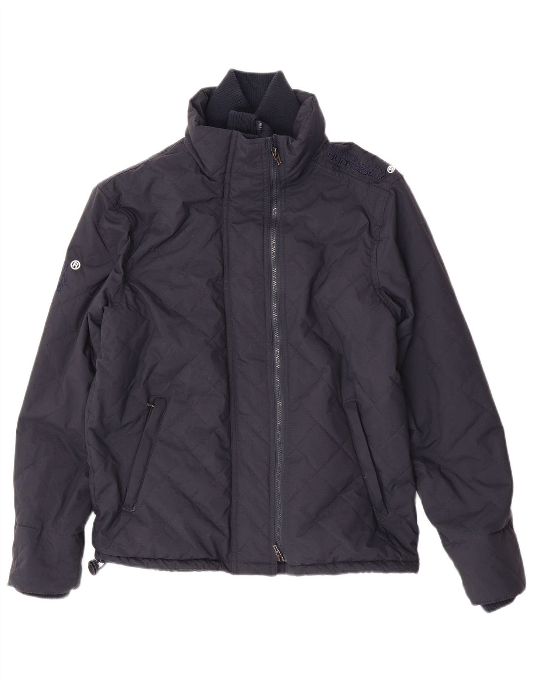 Superdry Polstret Herrejakke UK 38 Medium Navy Blue Nylon