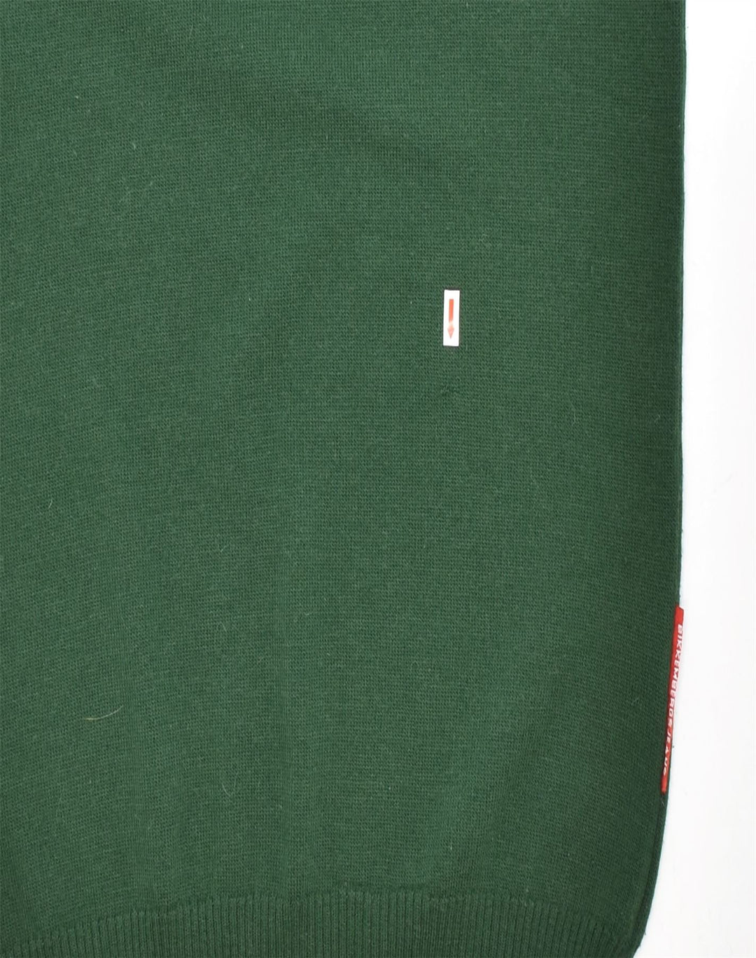 VINTAGE Herre V-hals sweater 2XL Grøn Virgin Wool
