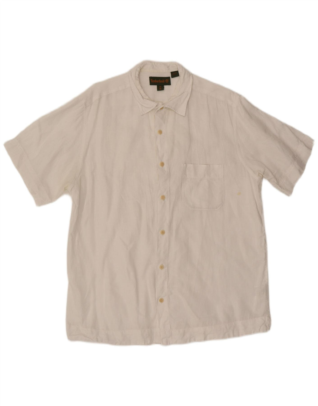 Timberland Kortærmet Herreskjorte Medium White