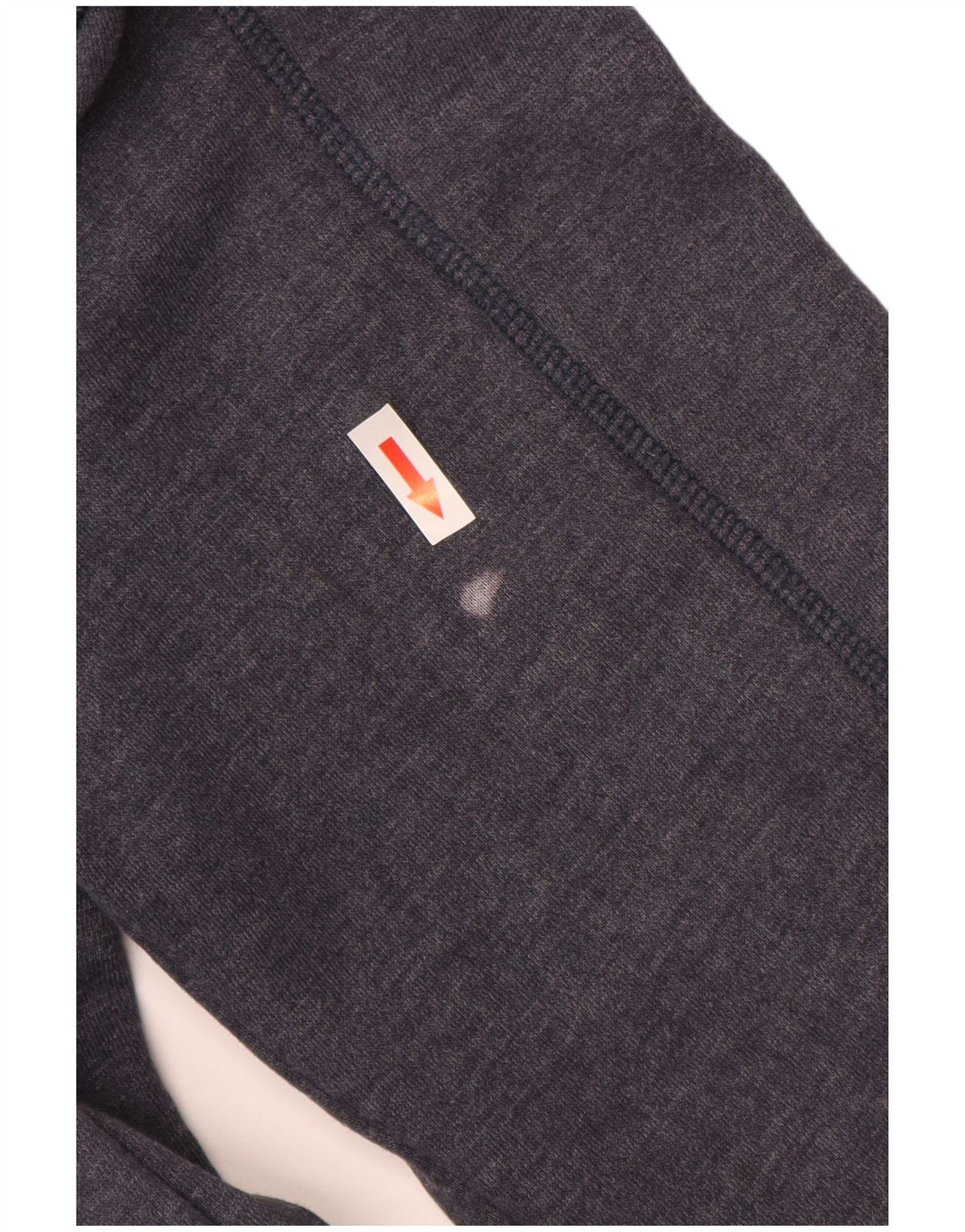 WEIRD FISH Herre Zip Neck Sweatshirt Jumper Large Navy Blue Bomuld