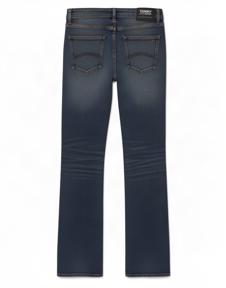 Tommy Hilfiger Herre Bootcut Jeans W32 L34 Blå Bomuld