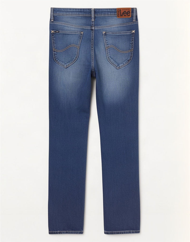 Lee Slim Jeans til mænd W32 L30 blå bomuld