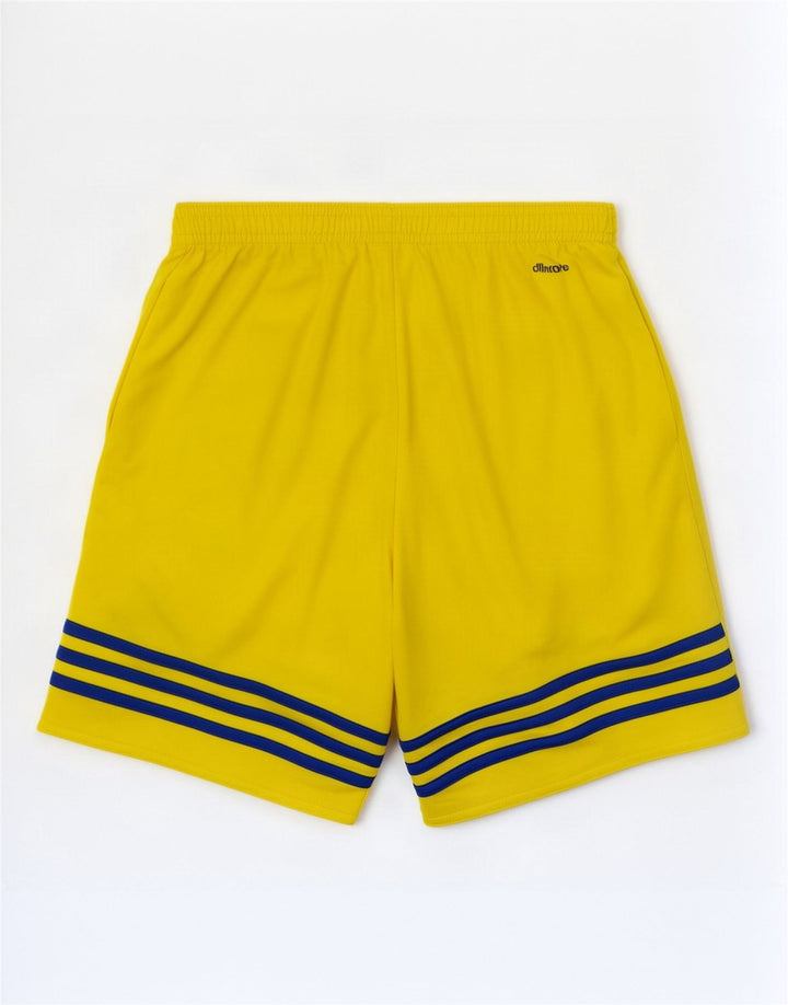 Adidas Herre Climalite Sport Shorts Små Gul Polyester
