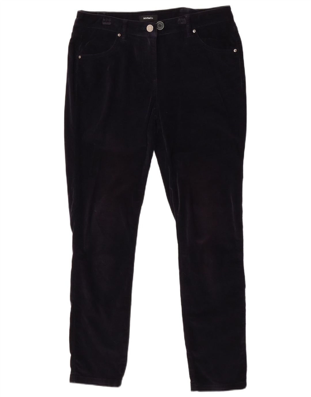 Max & Co. Slim Casual Bukser til kvinder W32 L29 Marineblå
