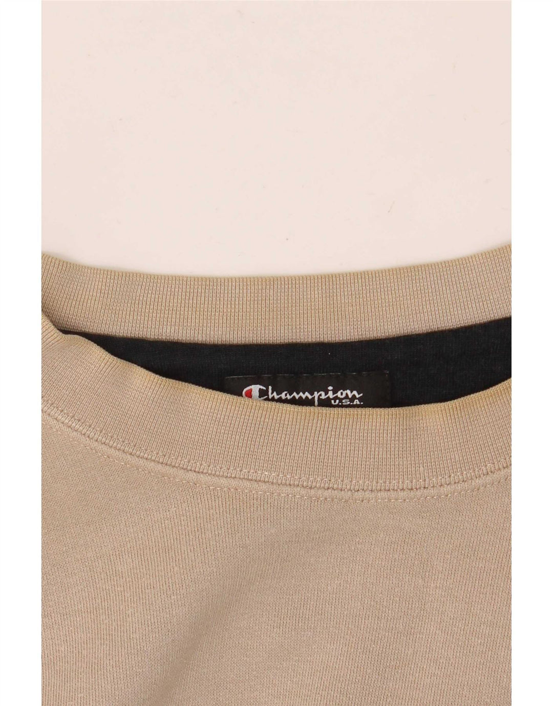 Champion Herre Grafisk Sweatshirt Jumper XL Beige