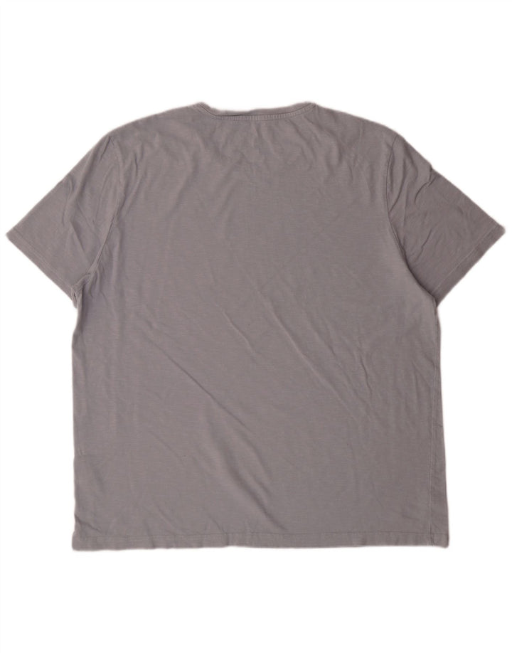 Fat Face Dame Grafisk T-Shirt Top 3XL Grå Bomuld Motorcykel