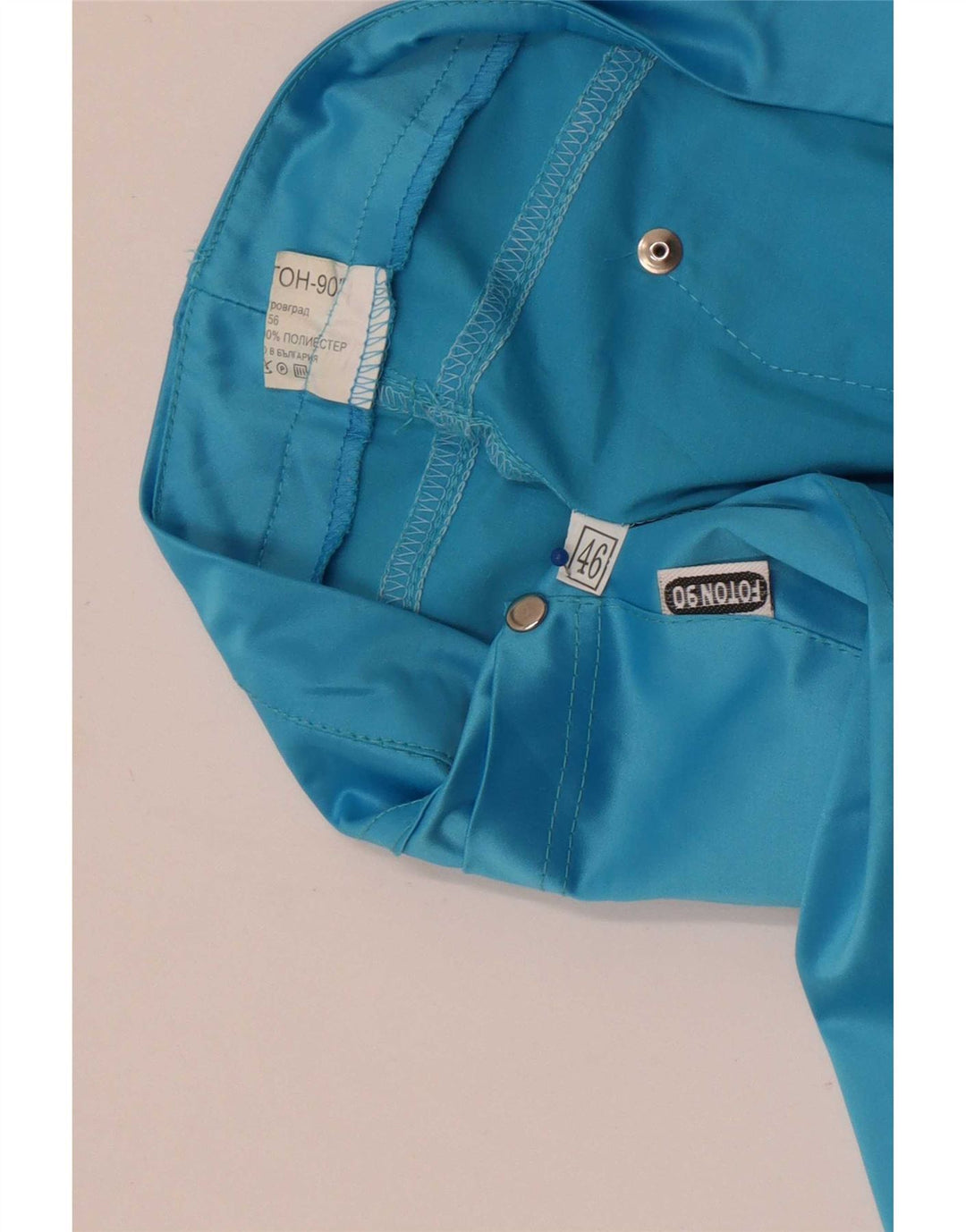 Vintage Slim Casual Bukser til kvinder W28 L30 Blå Polyester
