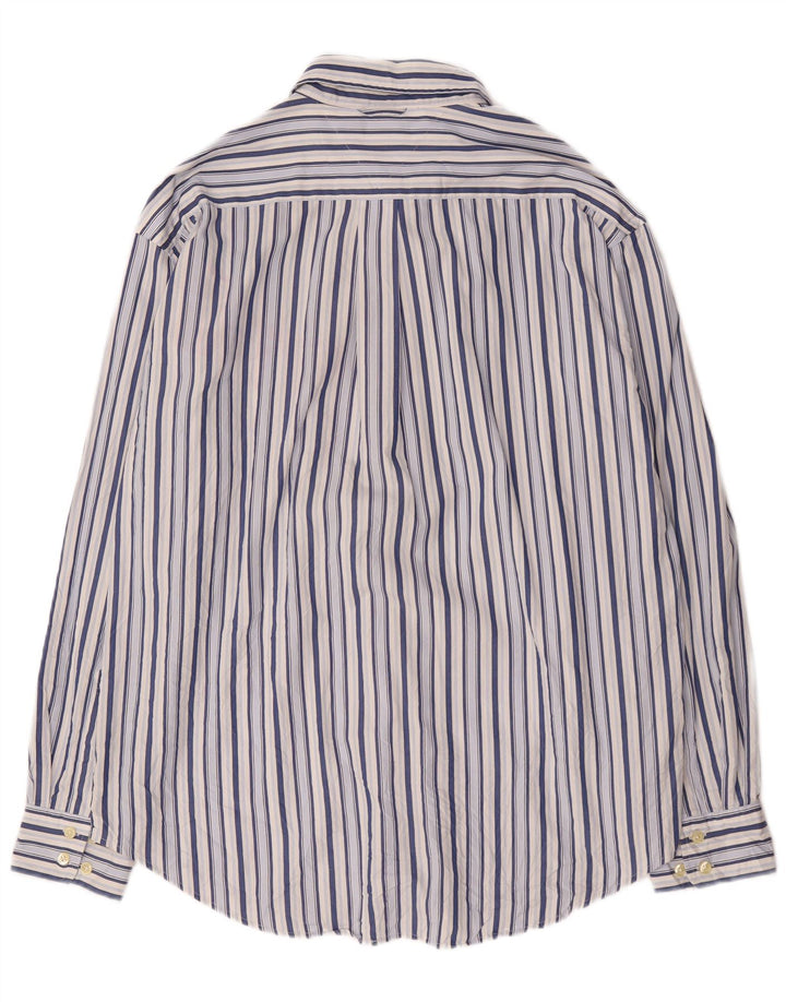 Tommy Hilfiger herreskjorte XL blå stribet bomuld