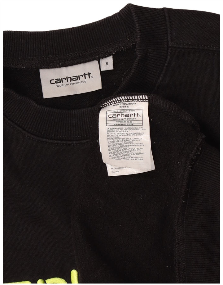 Carhartt Herre Grafisk Sweatshirt Jumper Lille sort bomuld