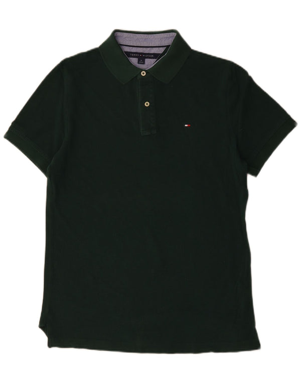 Tommy Hilfiger Herre poloshirt Medium Grøn Bomuld