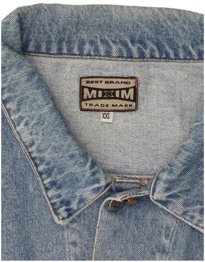 Vintage Dame denimjakke UK 20 2XL Blå Bomuld