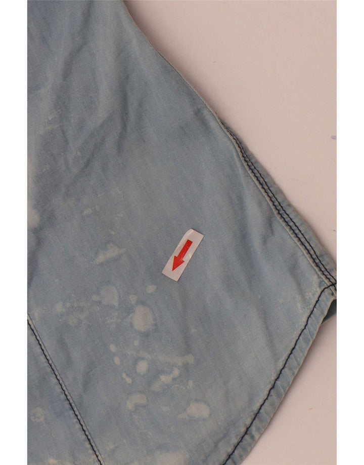 Liu Jo Dame Denim Shirt UK 12 Medium Blue