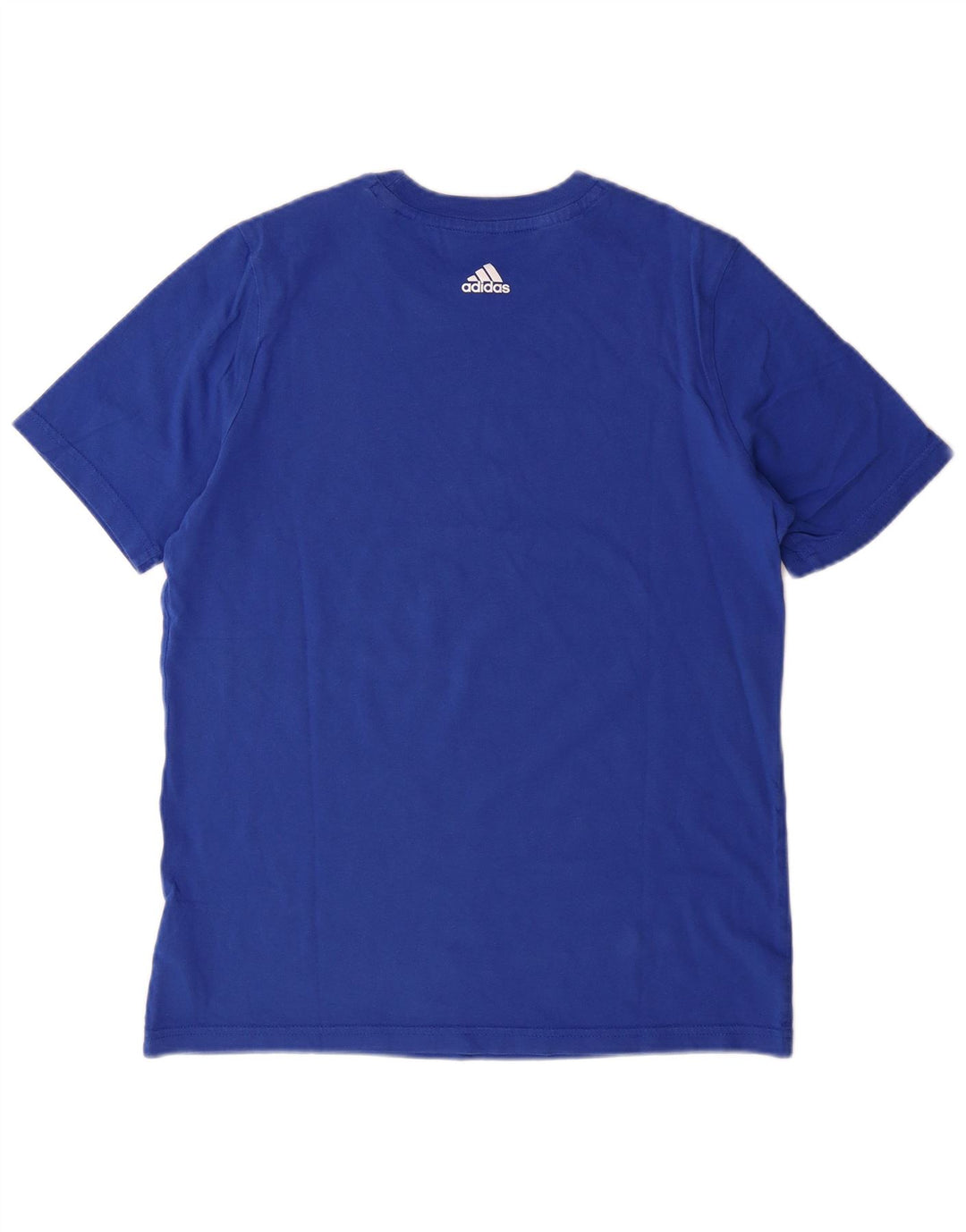 ADIDAS drenge grafisk t-shirt top 13-14 år blå bomuld