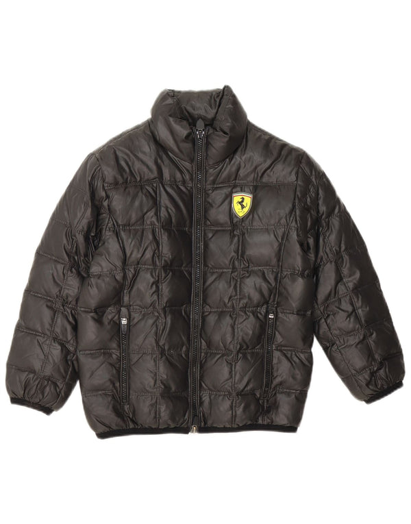 Ferrari drenge polstret jakke 7-8 år sort nylon