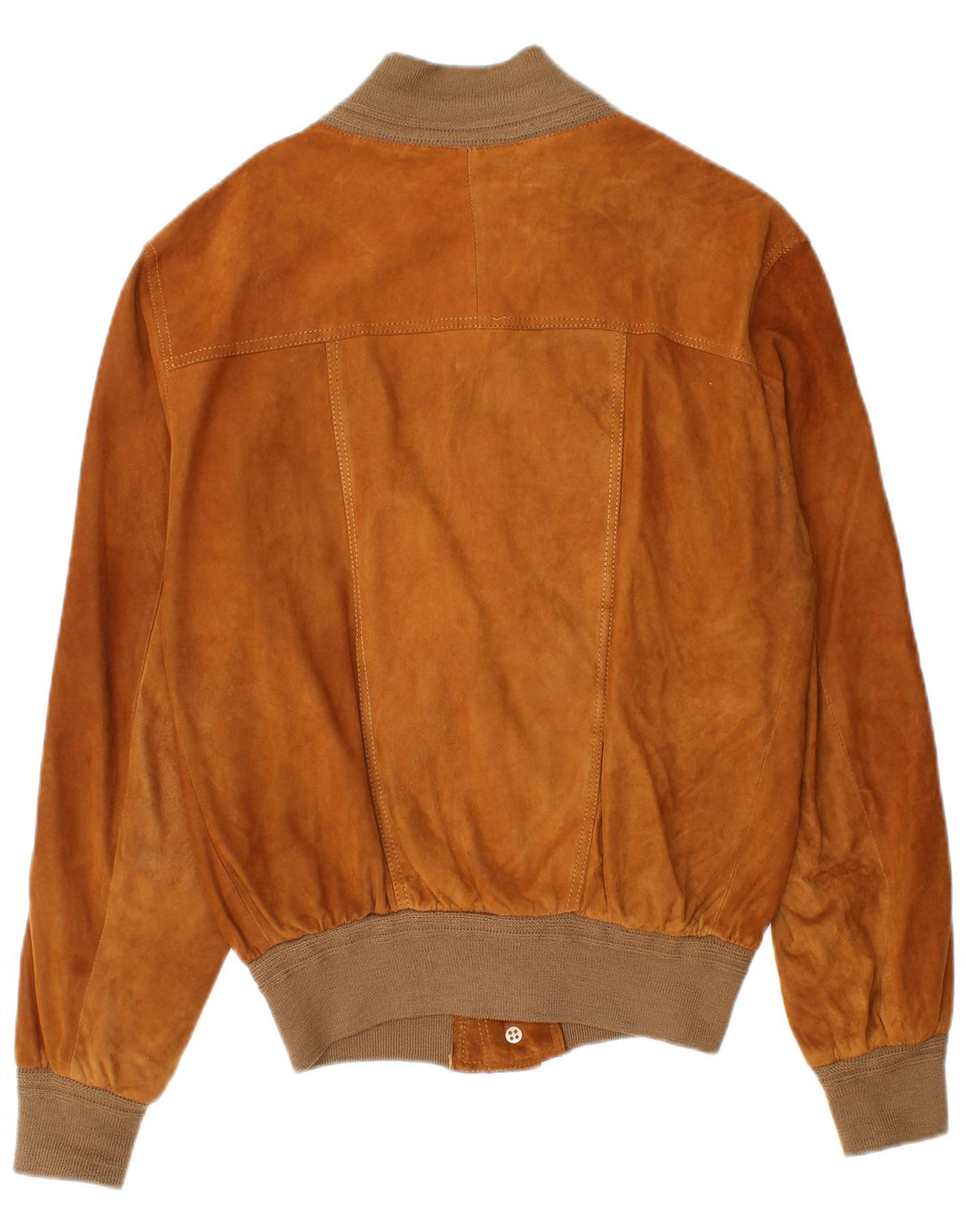 Vintage herre ruskind bomberjakke IT 50 Large Brown