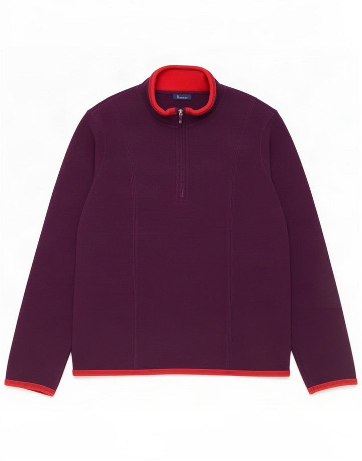Boden Dame Fleece Jumper med lynlås DK 14 Medium Lilla Polyester