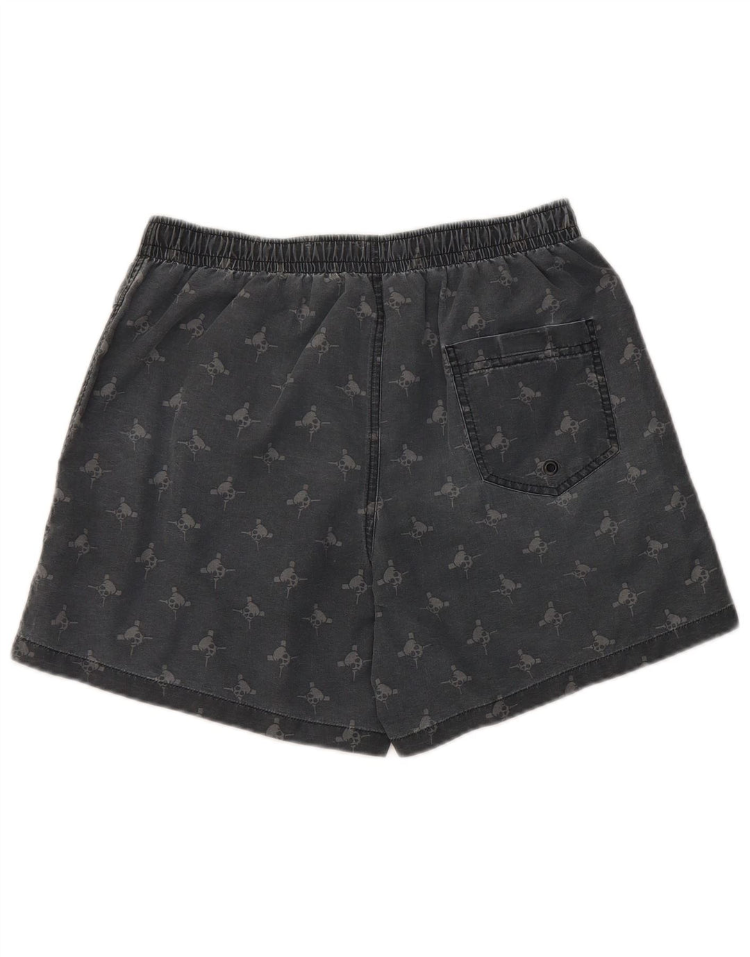 Zara Badeshorts med abstrakt mønster til mænd mellemgrå nylon