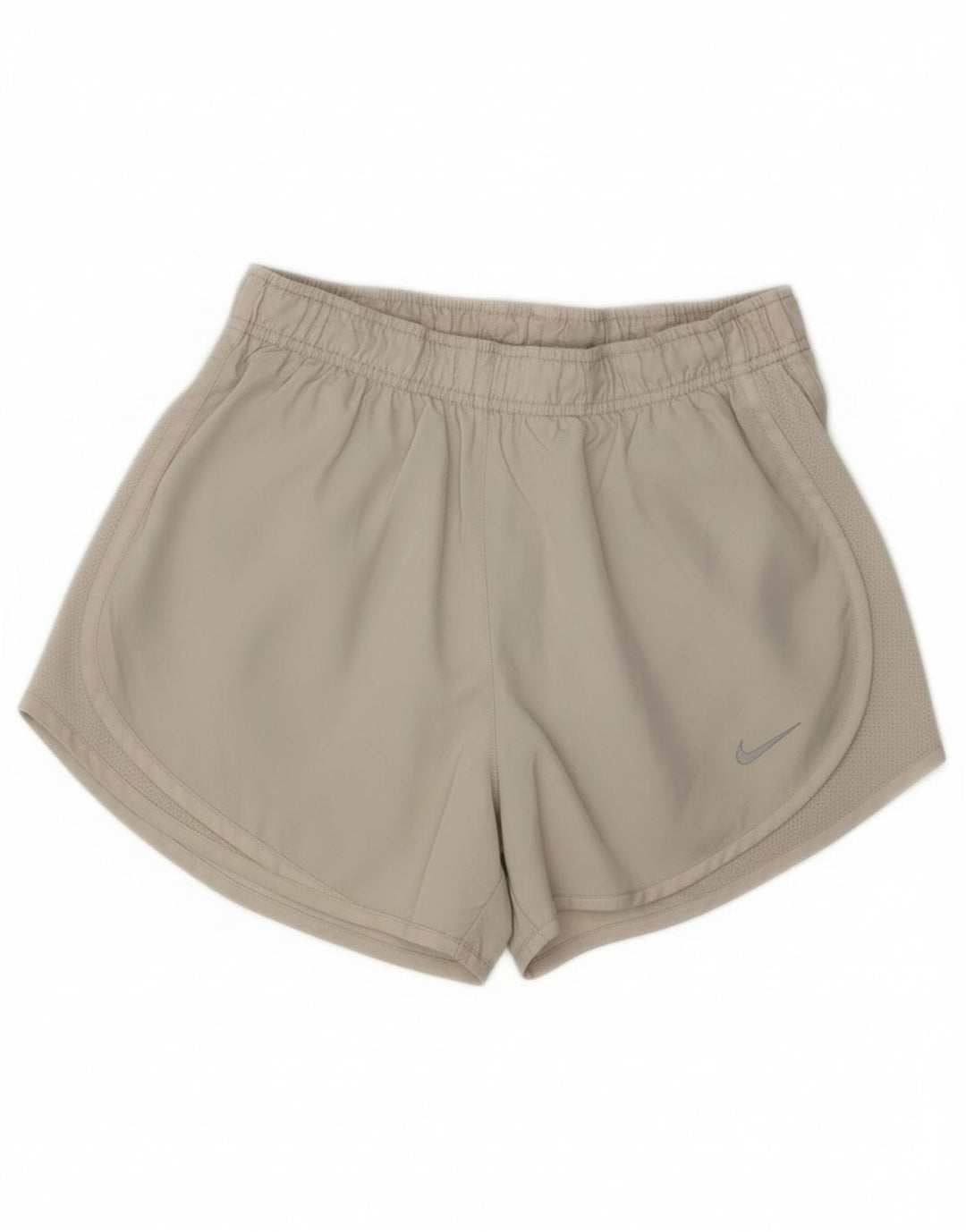Nike Dame Dri Fit Sport Shorts UK 10 Small Grå