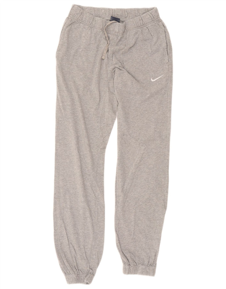 Nike træningsdragt bukser til mænd, joggers, små grå flækkede bomuld