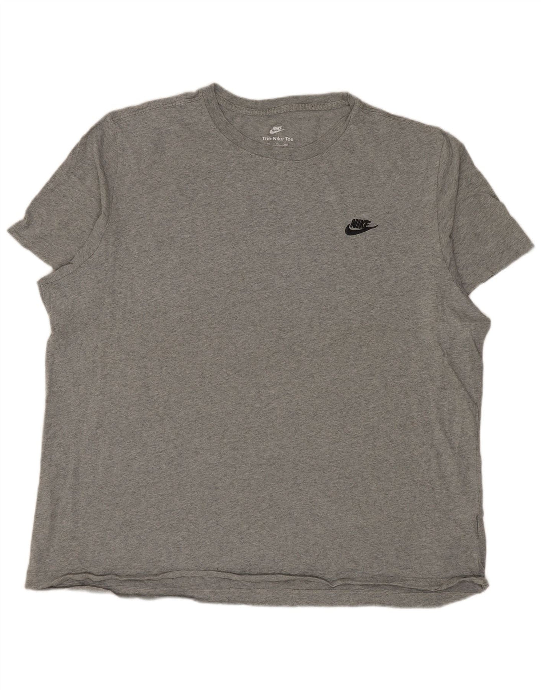 NIKE T-shirt top til mænd 2XL Grå Flecked Bomuld