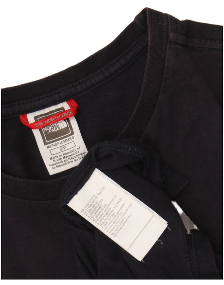 THE NORTH FACE Mens T-Shirt Top Small Navy Blue Cotton
