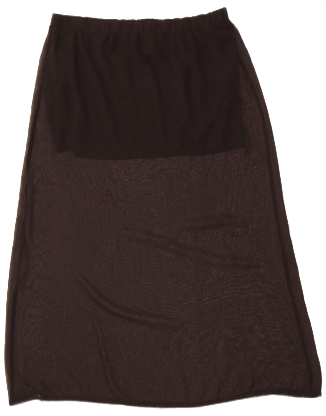 Benetton Dame A-Line nederdel Stor W34 sort polyester
