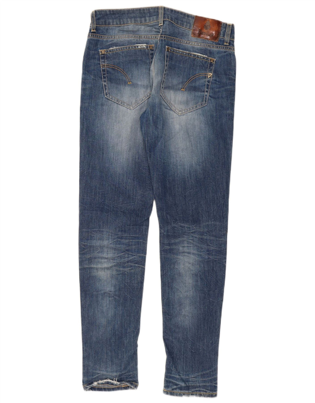 Dondup Dame Slim Jeans W34 L31 Blå Bomuld