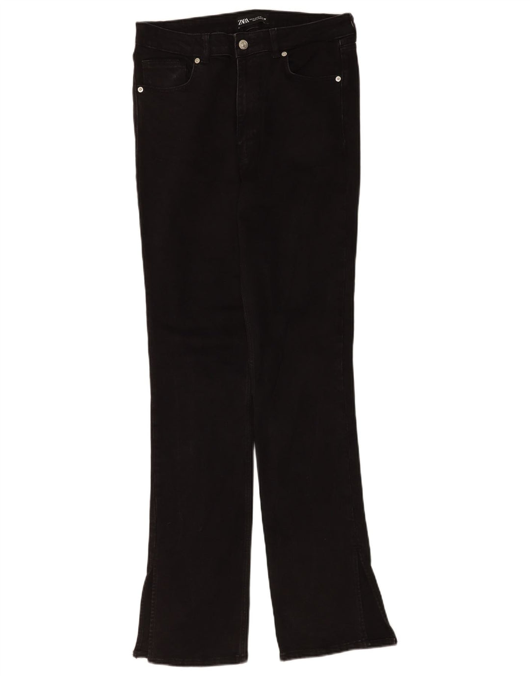 Zara Dame Bootcut Jeans EU 42 Large W32 L33 Sort