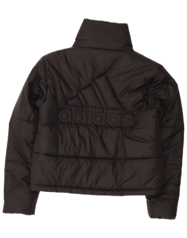 Adidas Dame Crop Polstret Jakke UK 4/6 XS Sort